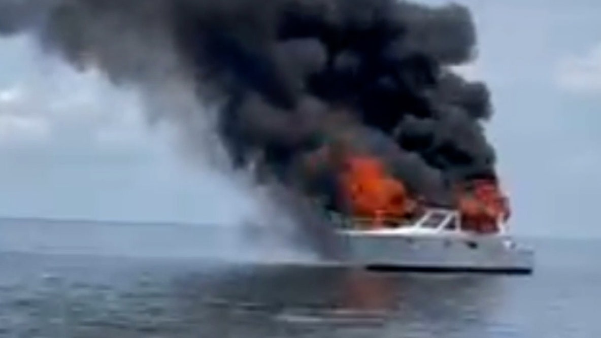 Boat engulfed in flames near Beer Can Island: HCFR